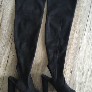 Charlotte Russe over knee sandals boots size 6